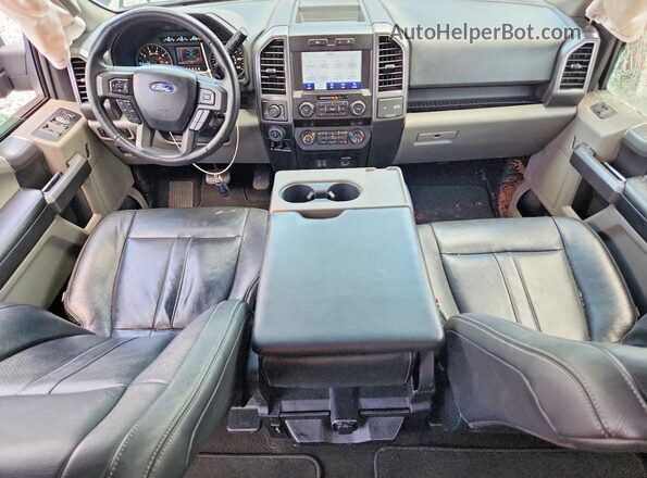 1FTEW1E51LFC45650 2020 FORD F150 Черный Вид панели приборов