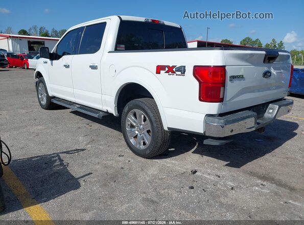 1FTEW1E52JFA56048 2018 FORD F150 White Tył lewy