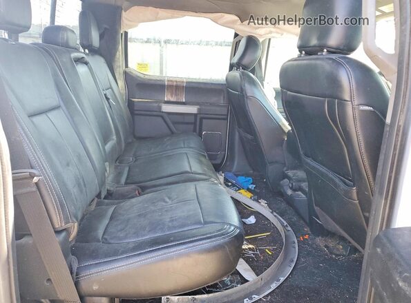 1FTEW1E52JFB33355 2018 FORD F150 White Вид задніх сидінь