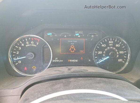 1FTEW1E52JFB33355 2018 FORD F150 White Вид щитка приладів