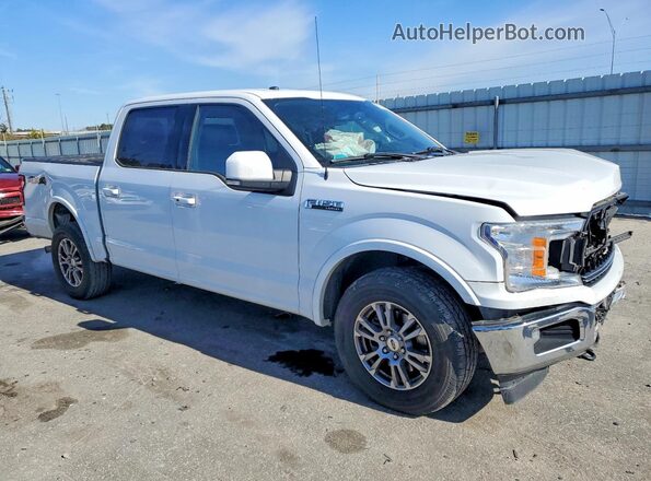 1FTEW1E52JFB33355 2018 FORD F150 White Передня права чверть