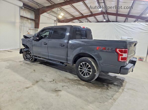 1FTEW1E52JFC14825 2018 FORD F150 Серый Задняя левая четверть