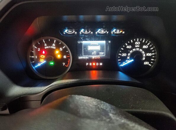 1FTEW1E52JFC14825 2018 FORD F150 Серый Вид щитка приборов