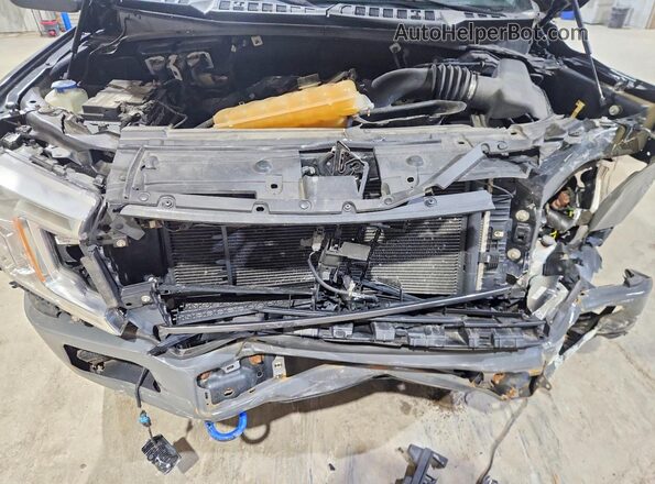 1FTEW1E52JFC14825 2018 FORD F150 Серый Вид задней части салона