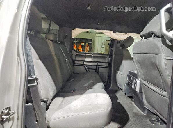 1FTEW1E52JFC14825 2018 FORD F150 Серый Вид задних сидений