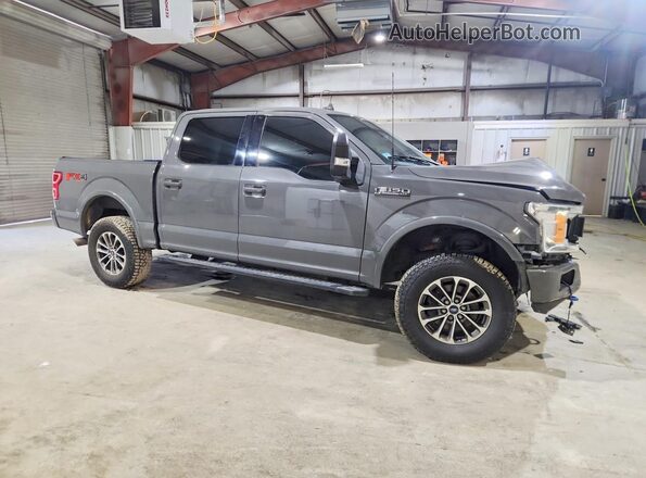 1FTEW1E52JFC14825 2018 FORD F150 Серый Передняя правая четверть
