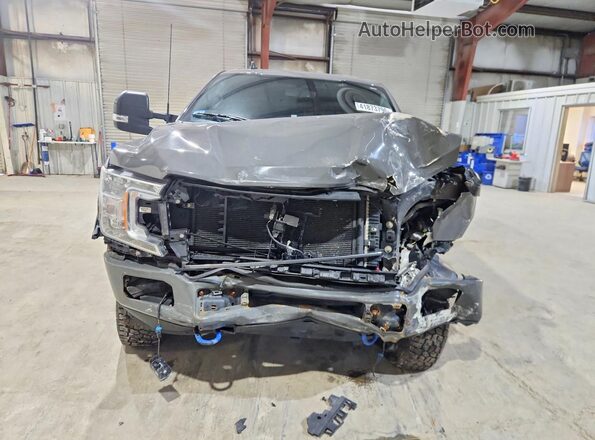1FTEW1E52JFC14825 2018 FORD F150 Серый Вид спереди