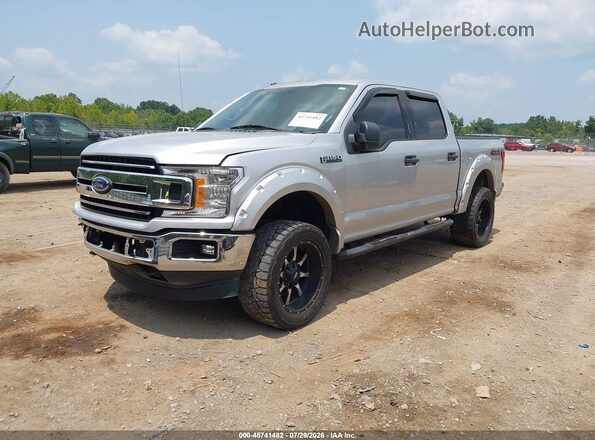 1FTEW1E52JFC80145 2018 FORD F150 Silver Przód lewy
