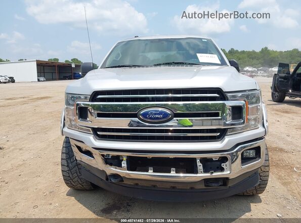 1FTEW1E52JFC80145 2018 FORD F150 Silver Widok zestawu wskaźników