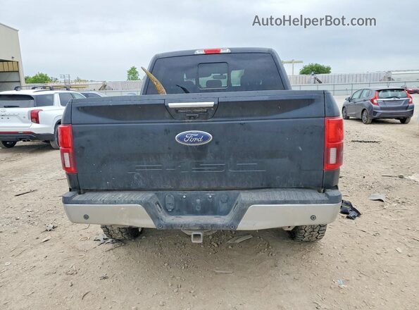 1FTEW1E52JFD26461 2018 FORD F150 Black უკანა ხედი