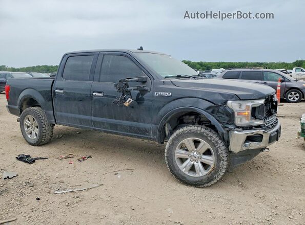 1FTEW1E52JFD26461 2018 FORD F150 Black წინა მარჯვენა