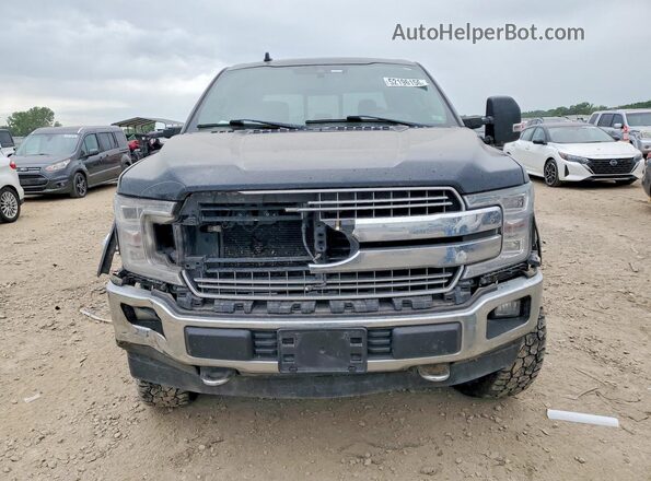 1FTEW1E52JFD26461 2018 FORD F150 Black წინა ხედი