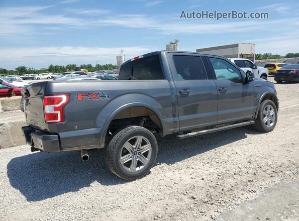 1FTEW1E52JKF92084 2018 FORD F150 Gray Tył prawy