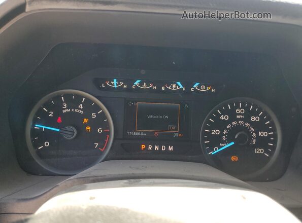 1FTEW1E52JKF92084 2018 FORD F150 Gray Widok zestawu wskaźników