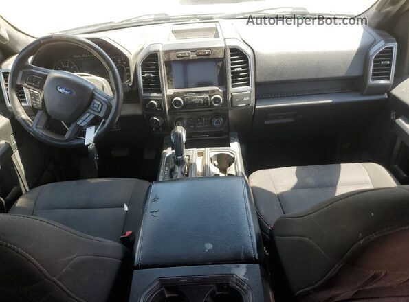 1FTEW1E52JKF92084 2018 FORD F150 Gray Widok deski rozdzielczej