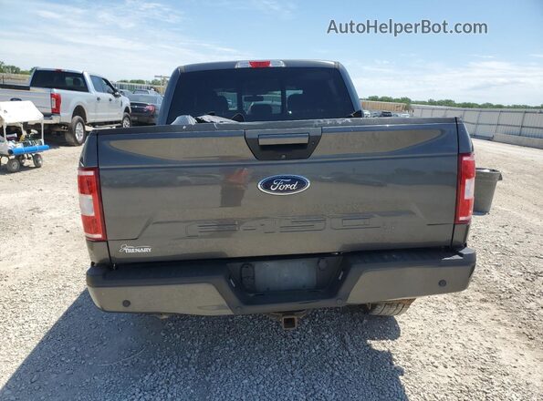 1FTEW1E52JKF92084 2018 FORD F150 Gray Widok z tyłu