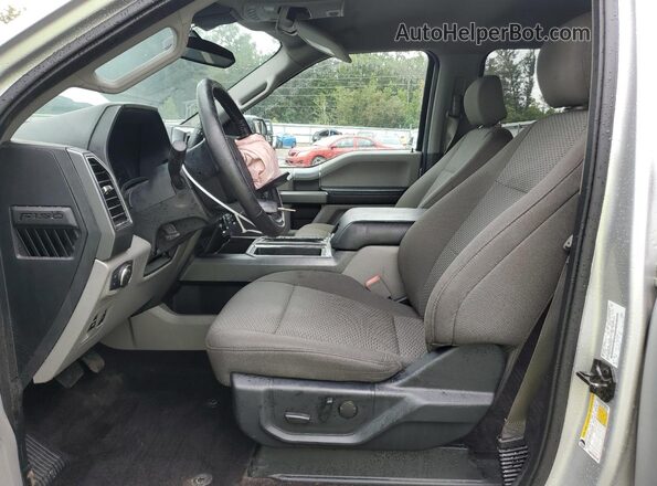1FTEW1E52KFA38764 2019 FORD F150 Silver Front interior view