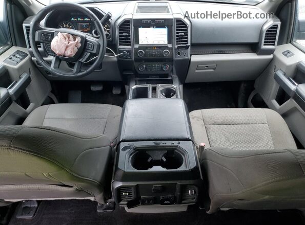 1FTEW1E52KFA38764 2019 FORD F150 Silver Dashboard view