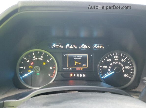 1FTEW1E52KFA38764 2019 FORD F150 Silver Instrument cluster view