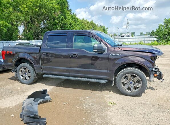 1FTEW1E52LFB02805 2020 FORD F150 Burgundy Առջևի աջ