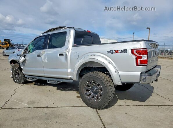 1FTEW1E53JFB32232 2018 FORD F150 Silver Հետևի ձախ