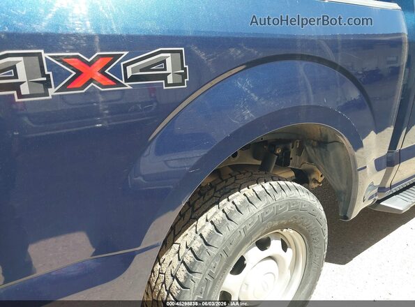 1FTEW1E53JFD04923 2018 FORD F150 Blue Vista interior trasera