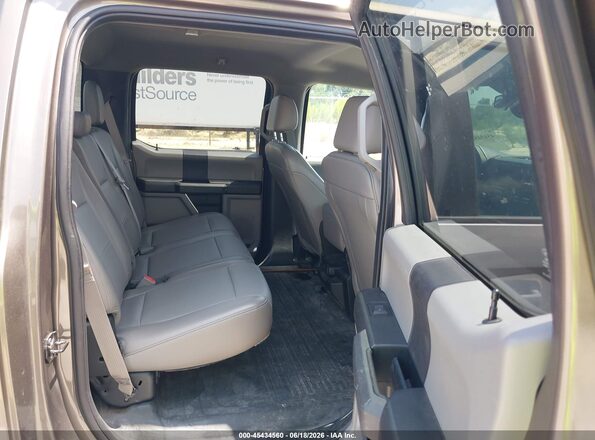 1FTEW1E53JFD05117 2018 FORD F150 Brown Vista de la etiqueta del VIN