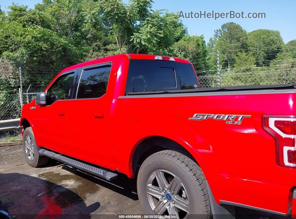 1FTEW1E53JFE13494 2018 FORD F150 Red Widok wnętrza 360 stopni