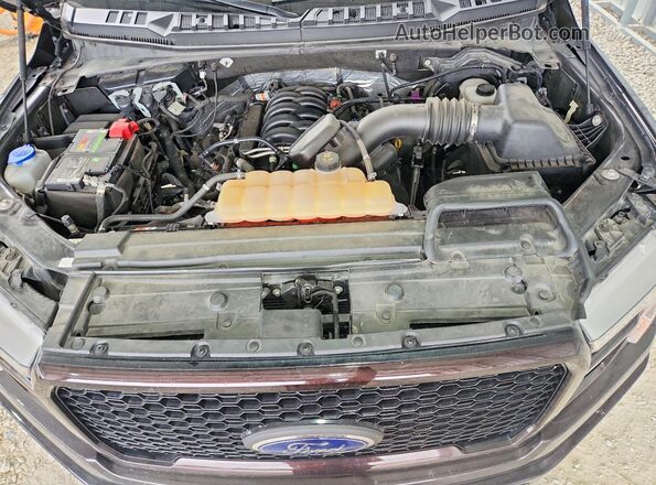 1FTEW1E53JKF66920 2018 FORD F150 Brown Vista interior trasera