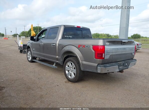 1FTEW1E53KFA41334 2019 FORD F150 Коричневый Задняя левая четверть