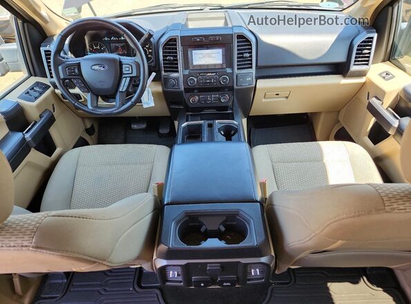 1FTEW1E53KFA49207 2019 FORD F150 Burgundy Widok deski rozdzielczej