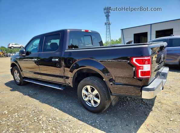 1FTEW1E53KFA49207 2019 FORD F150 Burgundy Tył lewy