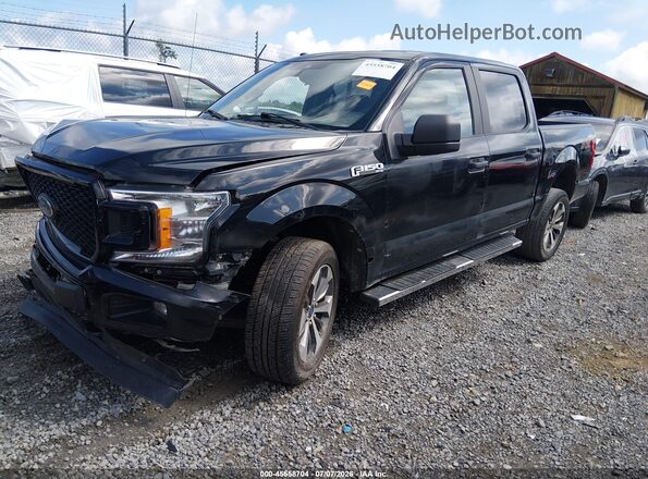 1FTEW1E53KFC01325 2019 FORD F150 Black Vista tres cuartos delantera izquierda