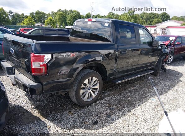 1FTEW1E53KFC01325 2019 FORD F150 Black Trasero derecho