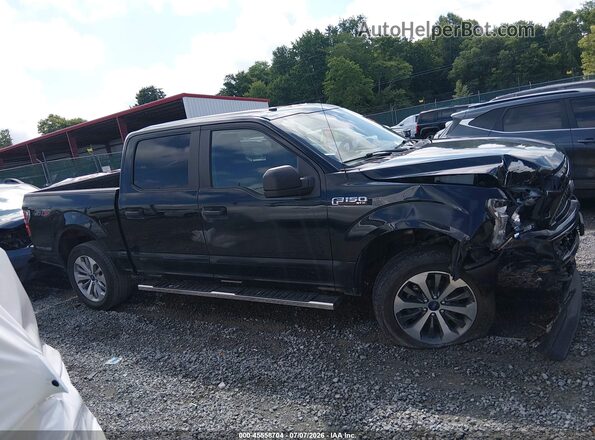 1FTEW1E53KFC01325 2019 FORD F150 Black Vista interior trasera