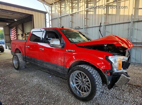 1FTEW1E53KKC33487 2019 FORD F150 Красный Передняя правая четверть