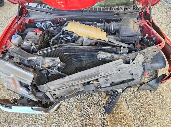 1FTEW1E53KKC33487 2019 FORD F150 Красный Вид задней части салона