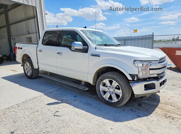 1FTEW1E53LFC33435 2020 FORD F150 White Przód prawy
