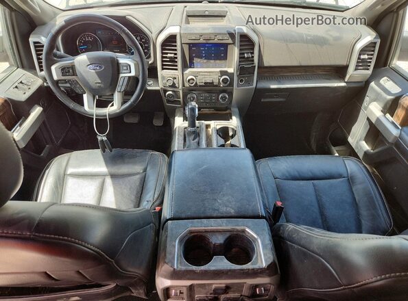 1FTEW1E53LFC33435 2020 FORD F150 White Widok deski rozdzielczej