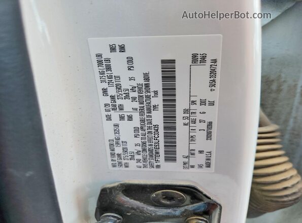 1FTEW1E53LFC33435 2020 FORD F150 White Widok komory silnika