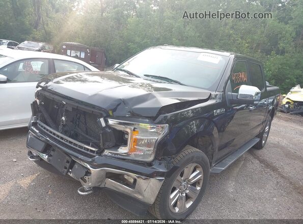 1FTEW1E54JFA29014 2018 FORD F150 Black Przód lewy