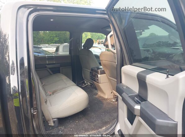 1FTEW1E54JFA29014 2018 FORD F150 Black Widok naklejki z numerem VIN