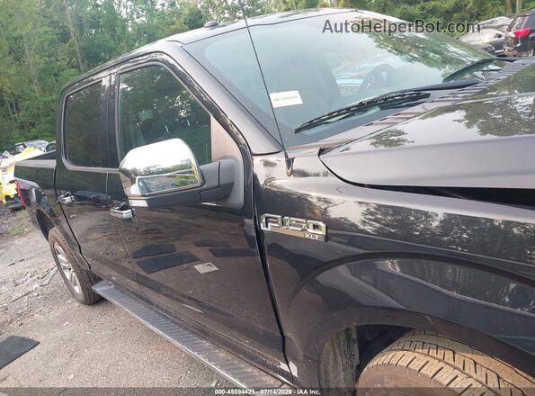 1FTEW1E54JFA29014 2018 FORD F150 Black Widok wnętrza 360 stopni