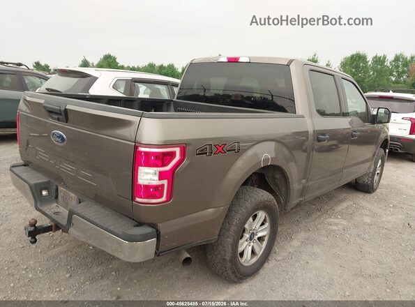 1FTEW1E54KFB37893 2019 FORD F150 Brown Հետևի աջ