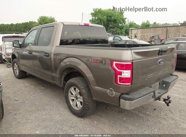 1FTEW1E54KFB37893 2019 FORD F150 Brown Հետևի ձախ