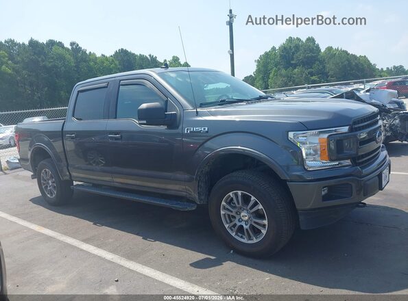 1FTEW1E54LFC71031 2020 FORD F150 Серый Вид задней части салона