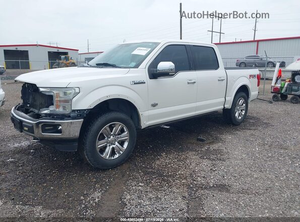 1FTEW1E55JFA56822 2018 FORD F150 White Передня ліва чверть