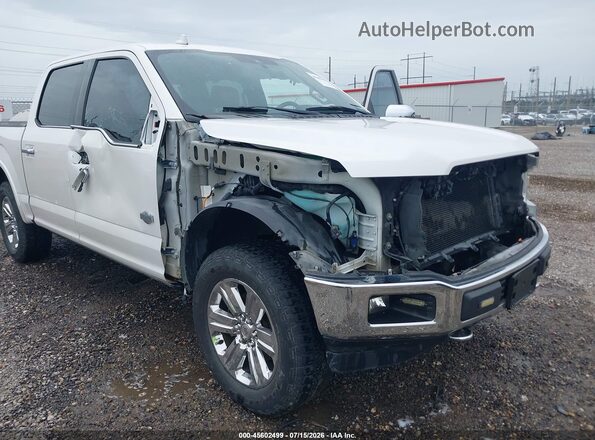 1FTEW1E55JFA56822 2018 FORD F150 White Вид спереду