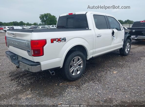 1FTEW1E55JFA56822 2018 FORD F150 White Задня права чверть