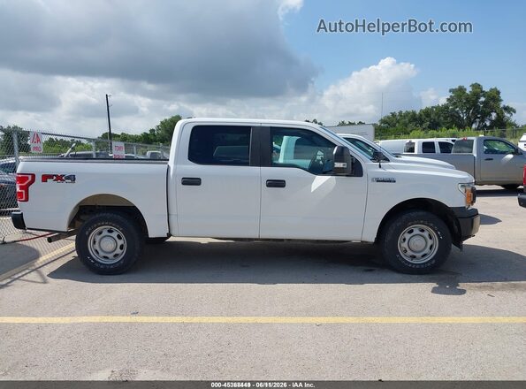 1FTEW1E55JFD05104 2018 FORD F150 Белый Вид задней части салона